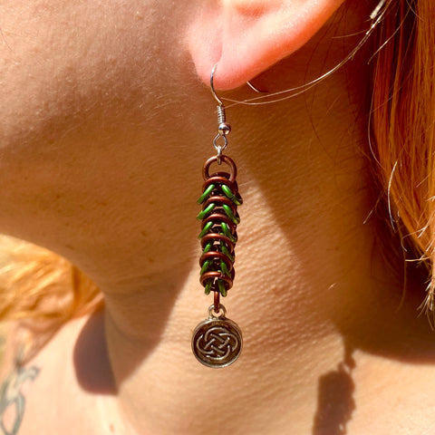 Celtic Knot Earrings | Multiple Colors Available