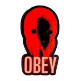 "OBEY" Dagon Vinyl Sticker — 2" x 3.5"